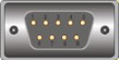 DB9 Male Connector - All pins necessarily present.