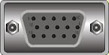 HD DB15 Female Connector - Calbe not included.